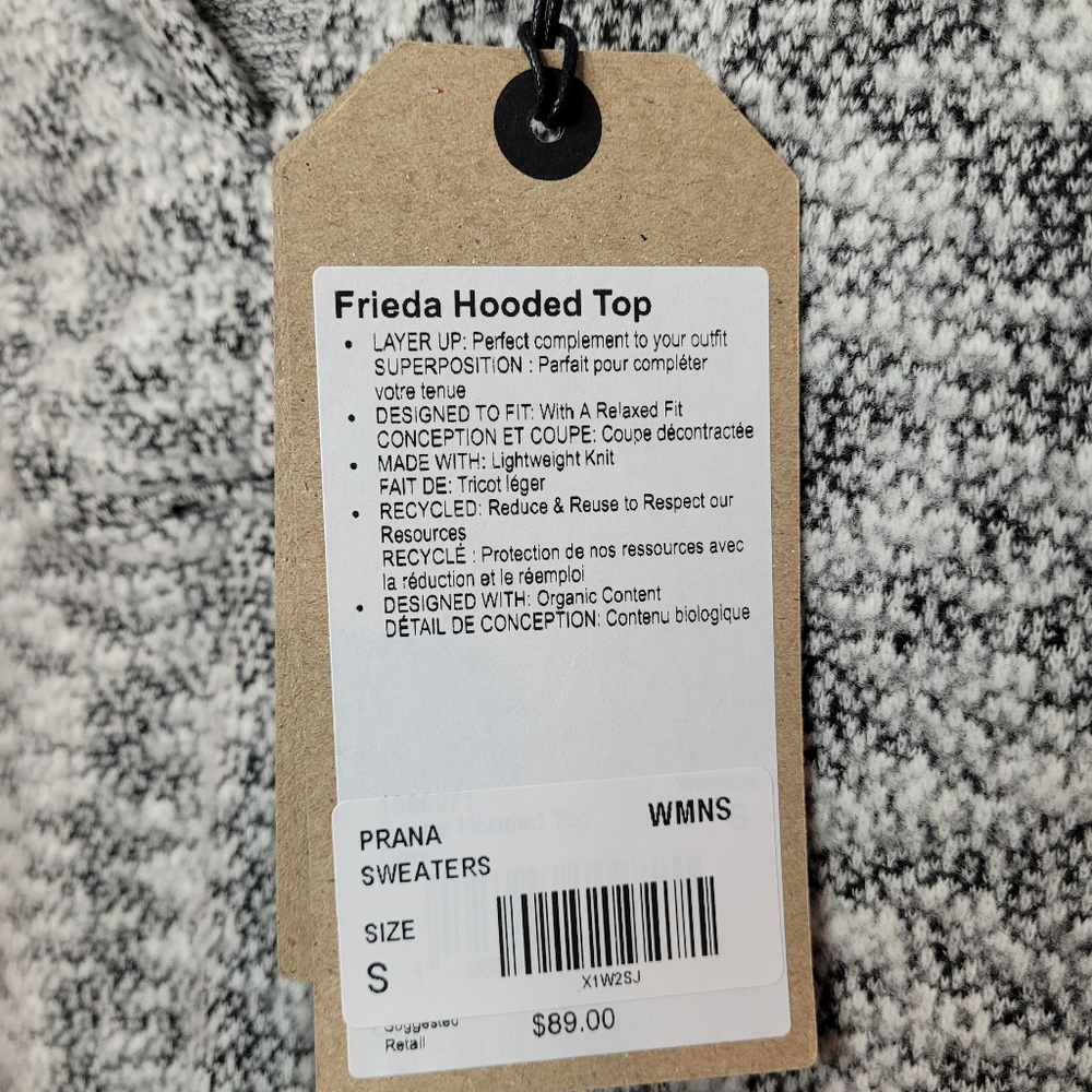 Prana Frieda Hooded Top NWT - Picture 5 of 5